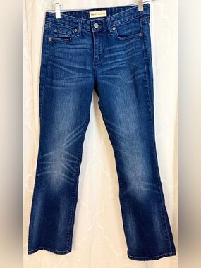Gap 1969 Perfect Boot Jeans 👖 Dark Wash Mid Rise Bootcut Denim Size 27 Petite